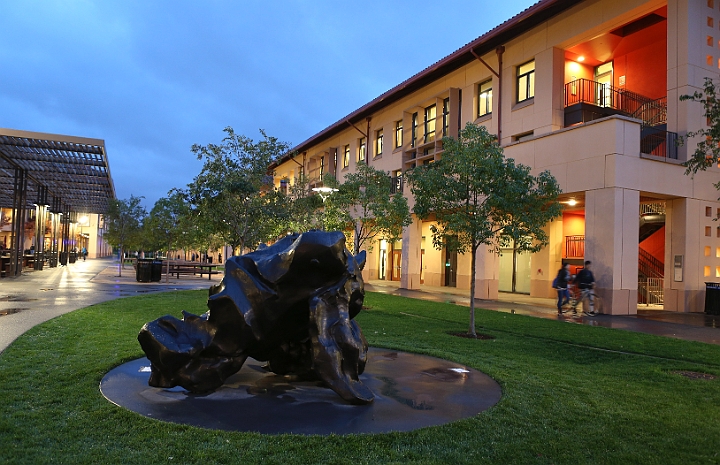 121129 Pac-12 Fri SA-028.JPG - Nov 29, 2012; Stanford, CA, USA; General view of the Knight Management Center, Graduate School of Business, prior to the 2012 Pac-12 championship at Stanford Stadium.